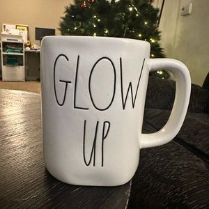 Rae Dunn “glow up” coffee mug.